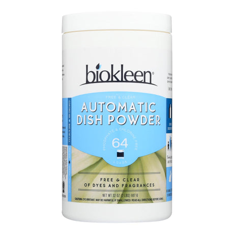 Biokleen Automatic Dish Soap Powder, Fresh/Clean Scent, 2 lb (Pack of 6) - Cozy Farm 