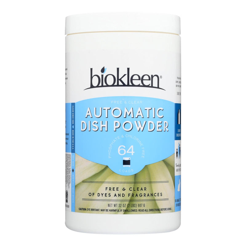 Biokleen Automatic Dish Soap Powder, Fresh/Clean Scent, 2 lb (Pack of 6) - Cozy Farm 