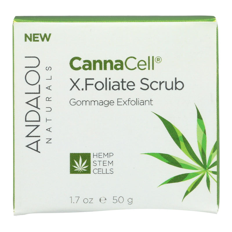 Andalou Naturals - Cannacell X.foliate Scrub - 1.7 Oz. - Cozy Farm 