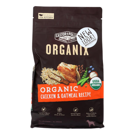 Castor & Pollux Organix Chicken & Oatmeal Dry Dog Food, 4 Lb. (5-Pack) - Cozy Farm 