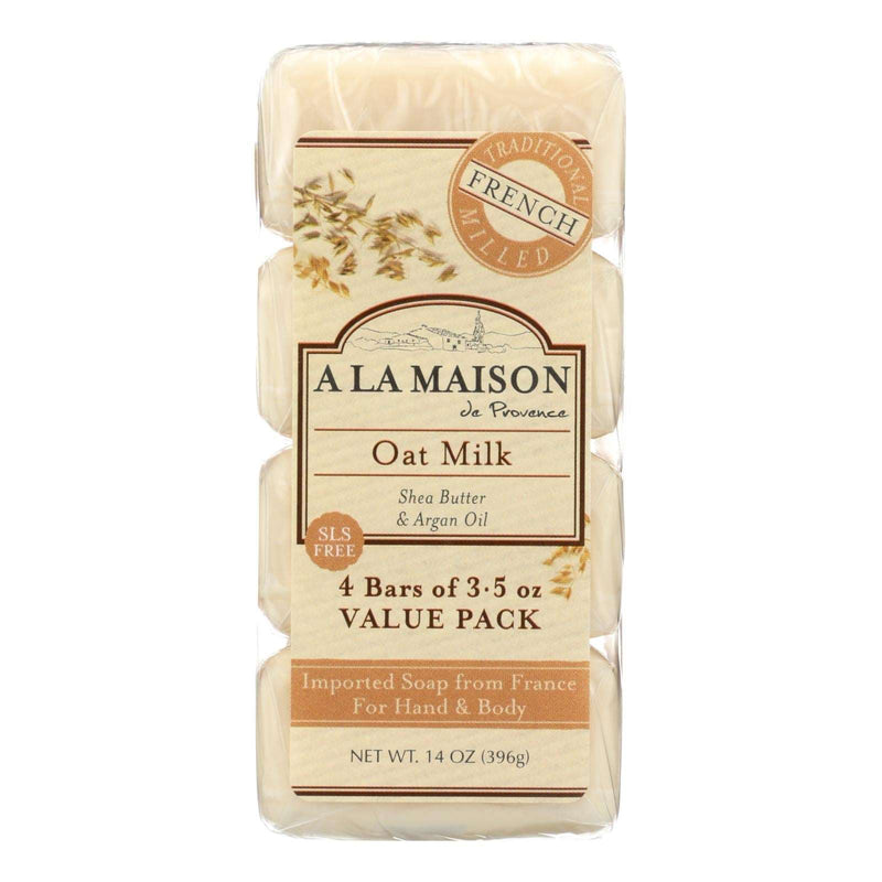 A La Maison Oat Milk Nourishing Bar Soap (Pack of 4) - Cozy Farm 
