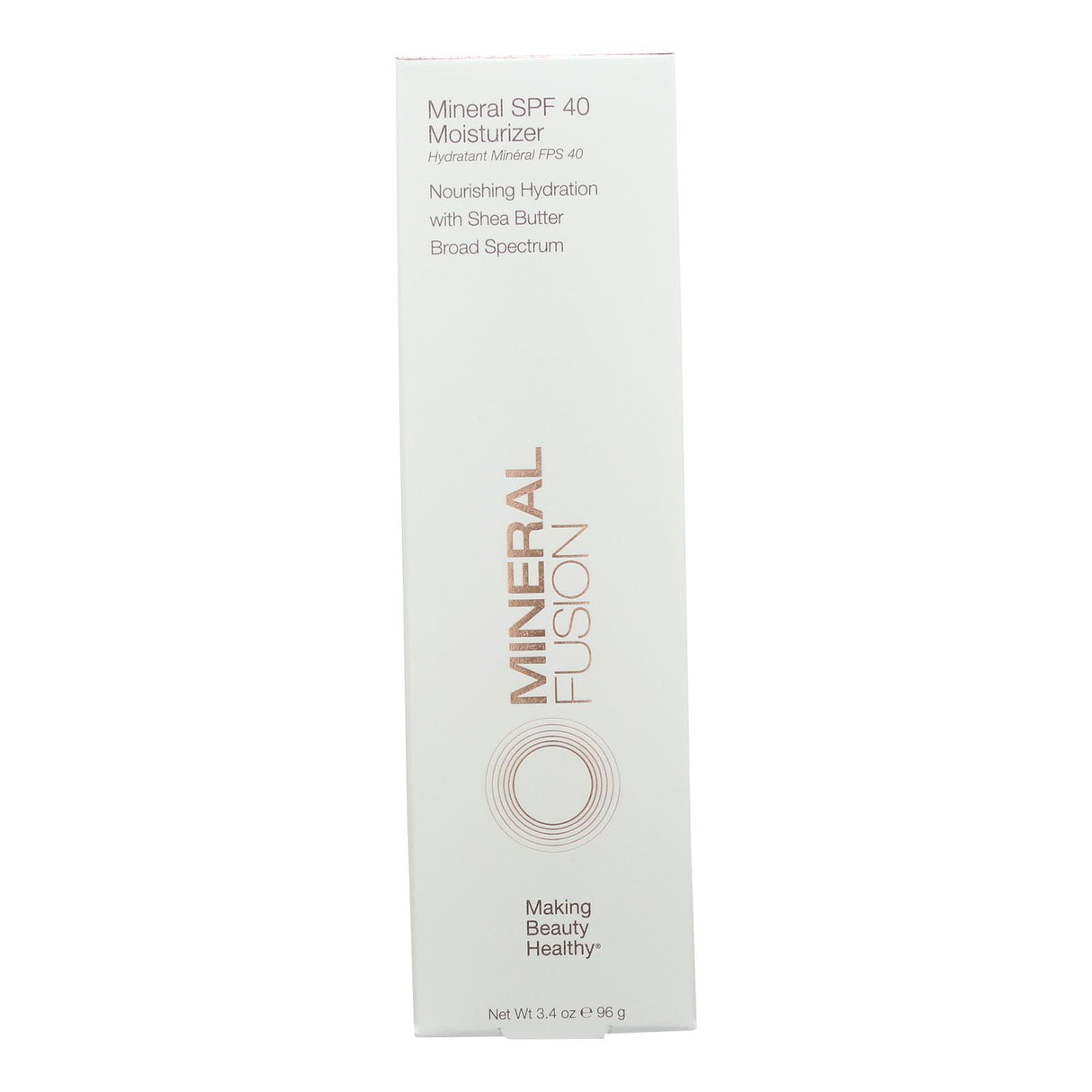 Mineral Fusion Mineral Face Moisturizer Broad Spectrum SPF 40 - 3.4 oz - Cozy Farm 