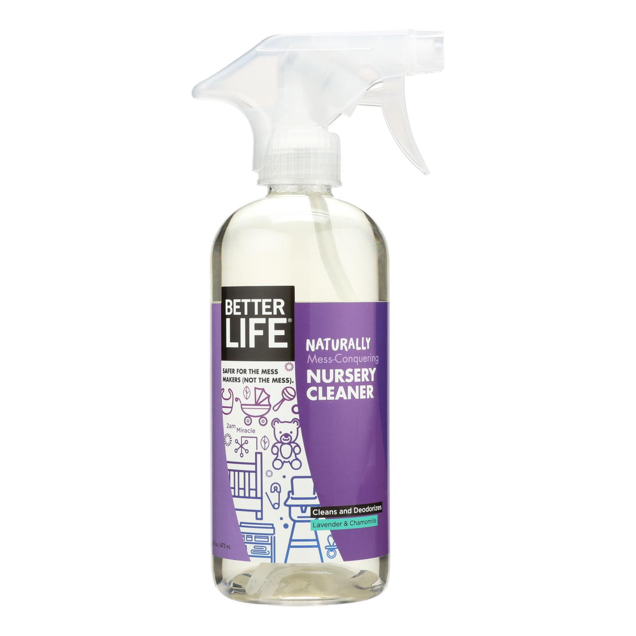 Better Life 2 A.M. Miracle Nursery Cleaner (Pack of 16 Fl Oz.) - Cozy Farm 