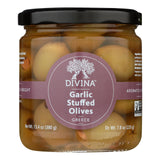 Divina Stuffed Garlic Olives, 7.8 Oz, Pack of 6 - Cozy Farm 