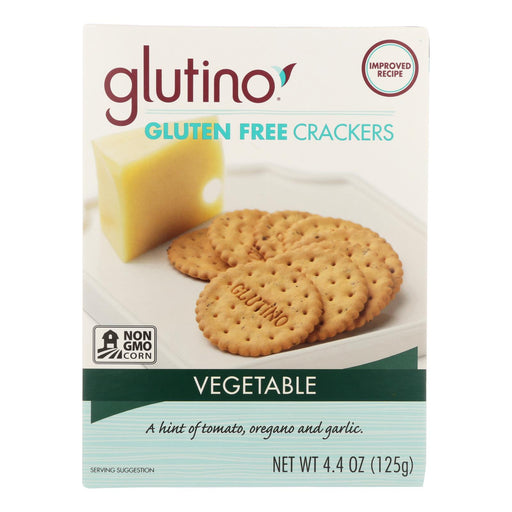 Glutino Vegetable Crackers (Pack of 6 - 4.4 Oz.) - Cozy Farm 
