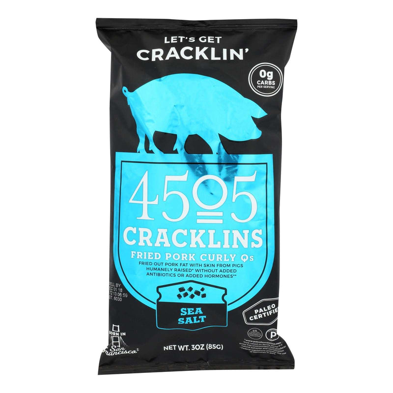 4505 - Cracklins (Pack of 12) - Sea Salt - 3 Oz. - Cozy Farm 