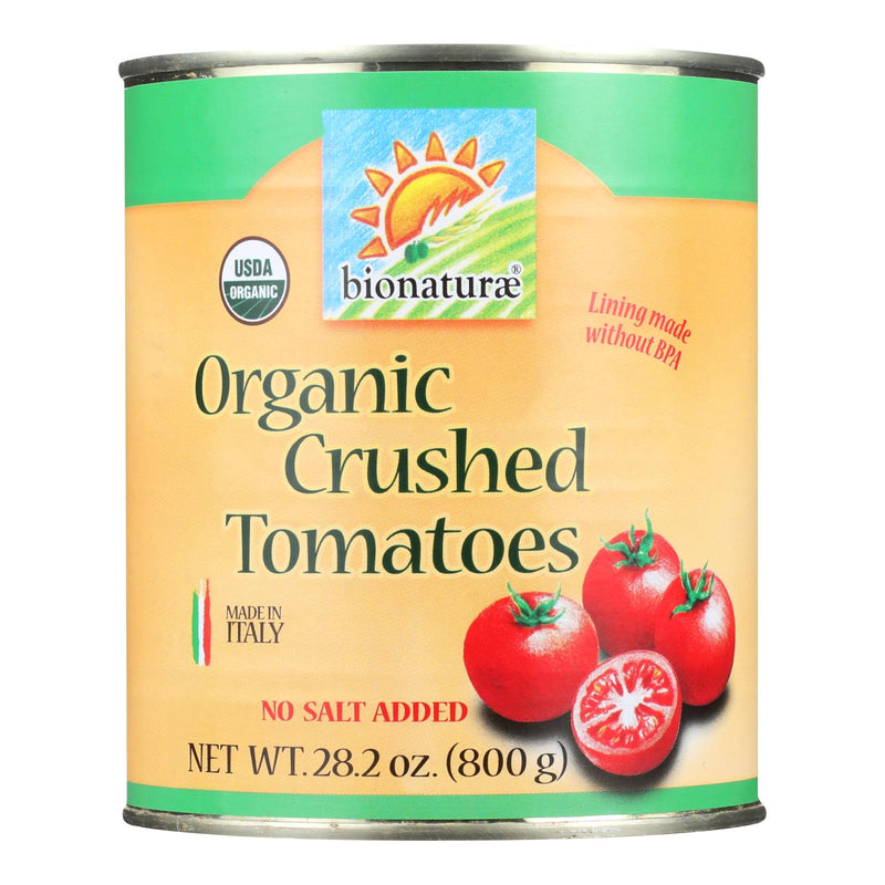Bionaturae Organic Crushed Tomatoes, 28.2 Oz - Case of 12 - Cozy Farm 