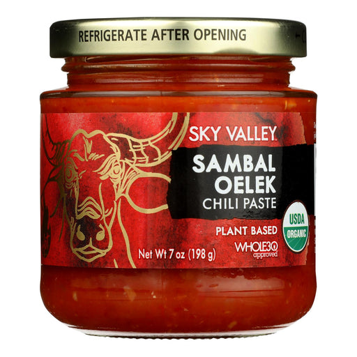 Sky Valley Paste Sambal Oelek (Pack of 6-7 Oz.) - Cozy Farm 