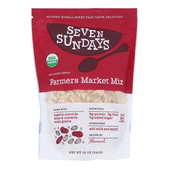 Seven Sundays Muesli Farm Mrkt Mix, Case of 6 - 12 Oz - Cozy Farm 