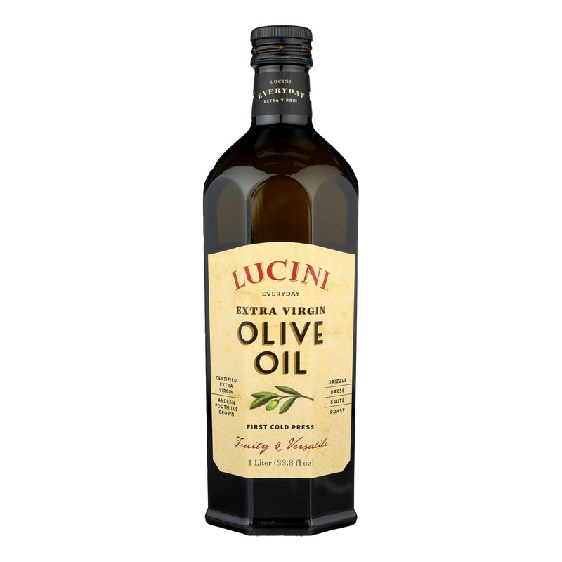Lucini Italia Select Extra Virgin Olive Oil - Case of 6 - 1 Liter - Cozy Farm 