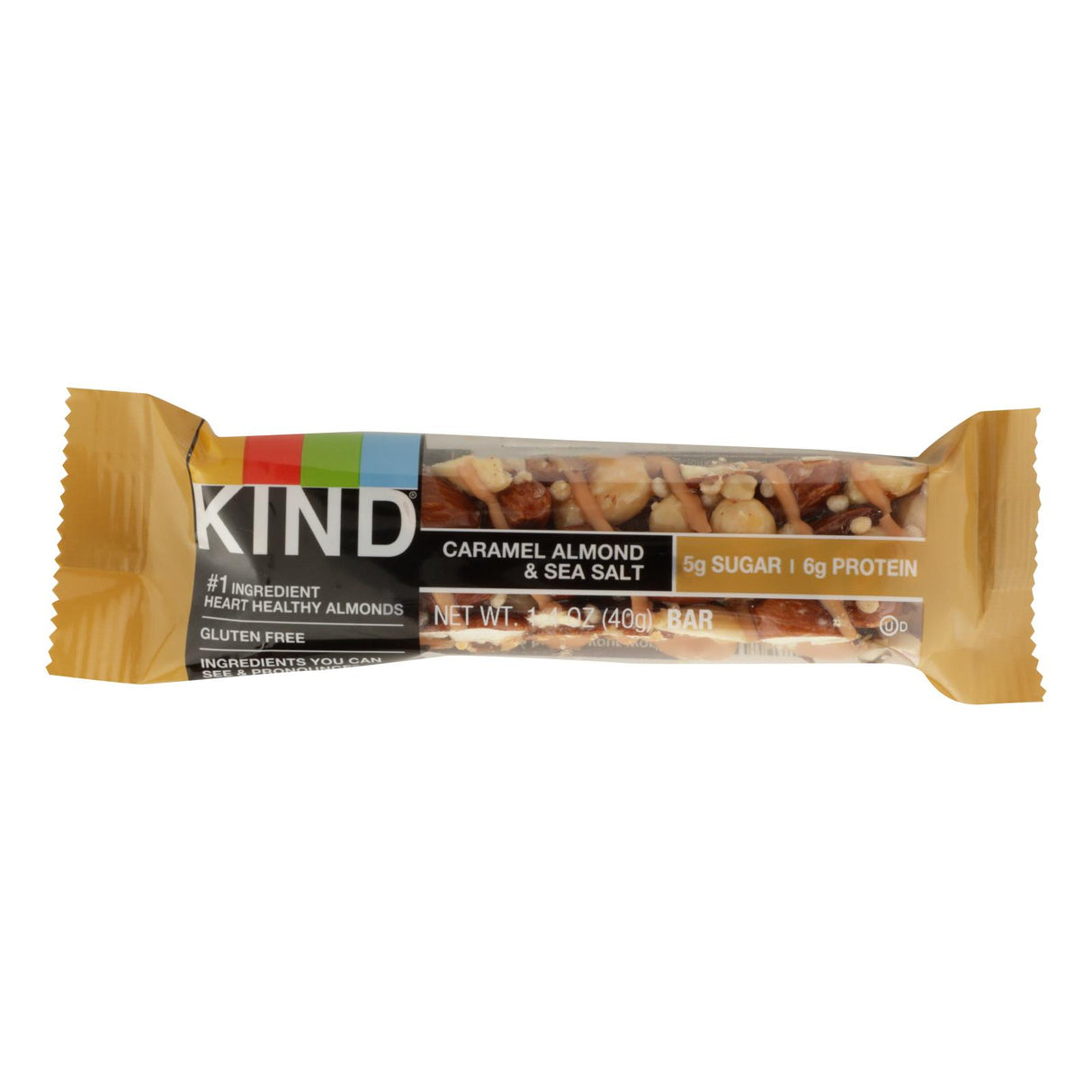 Kind Bar - Caramel Almond And Sea Salt - 1.4 Oz Bars - Case Of 12 - Cozy Farm 