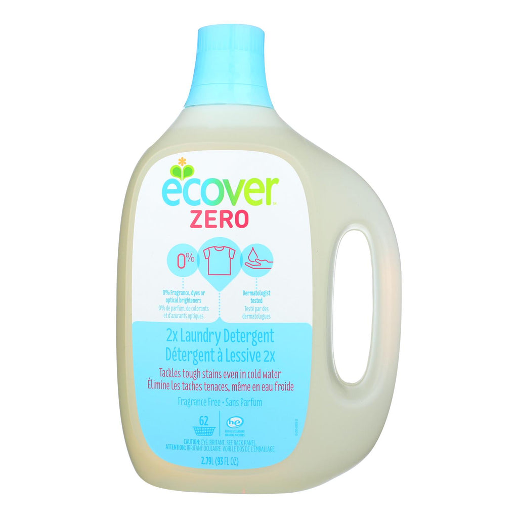 Ecover Zero 2x Laundry Detergent - Case Of 4 - 93 Fl Oz. - Cozy Farm 