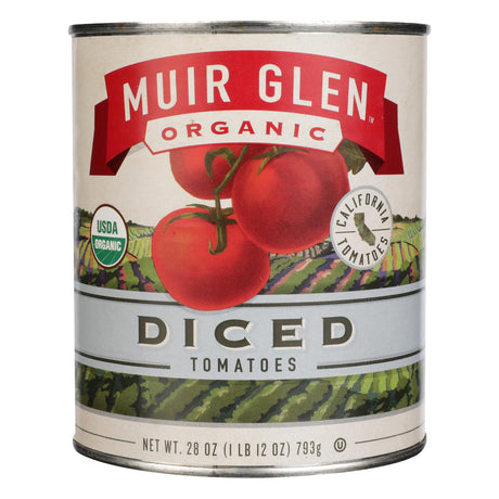 Muir Glen Case of 12, Diced Tomatoes 28 Oz. Cans - Cozy Farm 