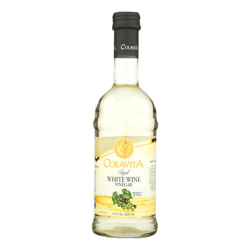 Colavita Aged White Wine Vinegar, 17 Fl Oz. - Case of 12 - Cozy Farm 