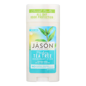 Jason Deodorant Stick Tea Tree - 2.5 Oz - Pack of 3