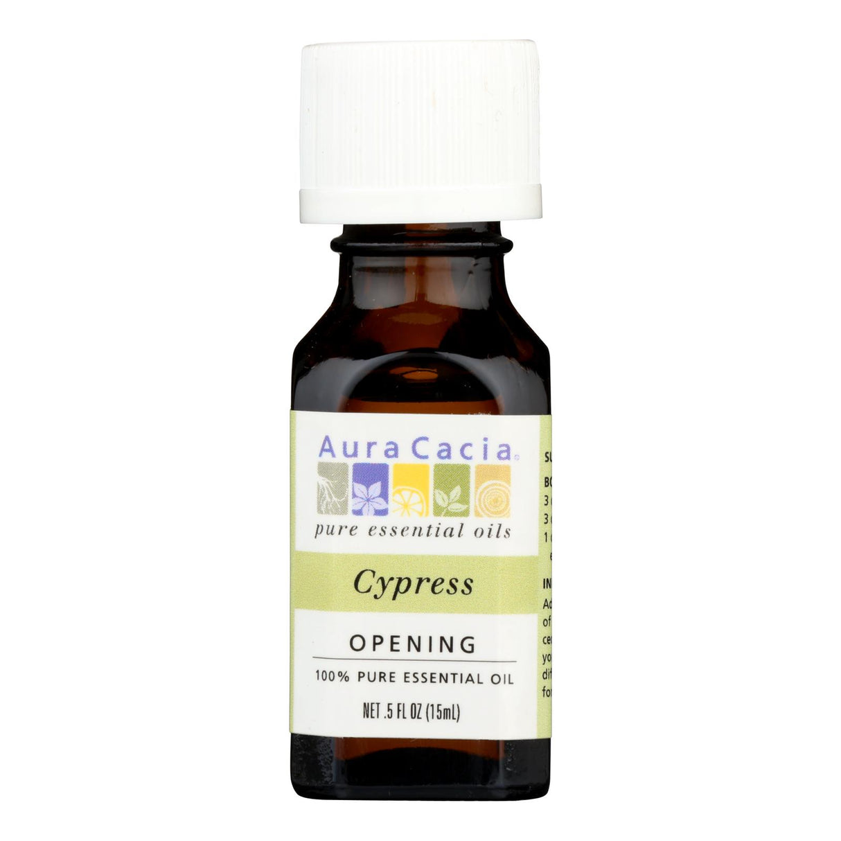 Aura Cacia - Essential Solutions Oil Cypress - 0.5 Fl Oz - Pack of 2