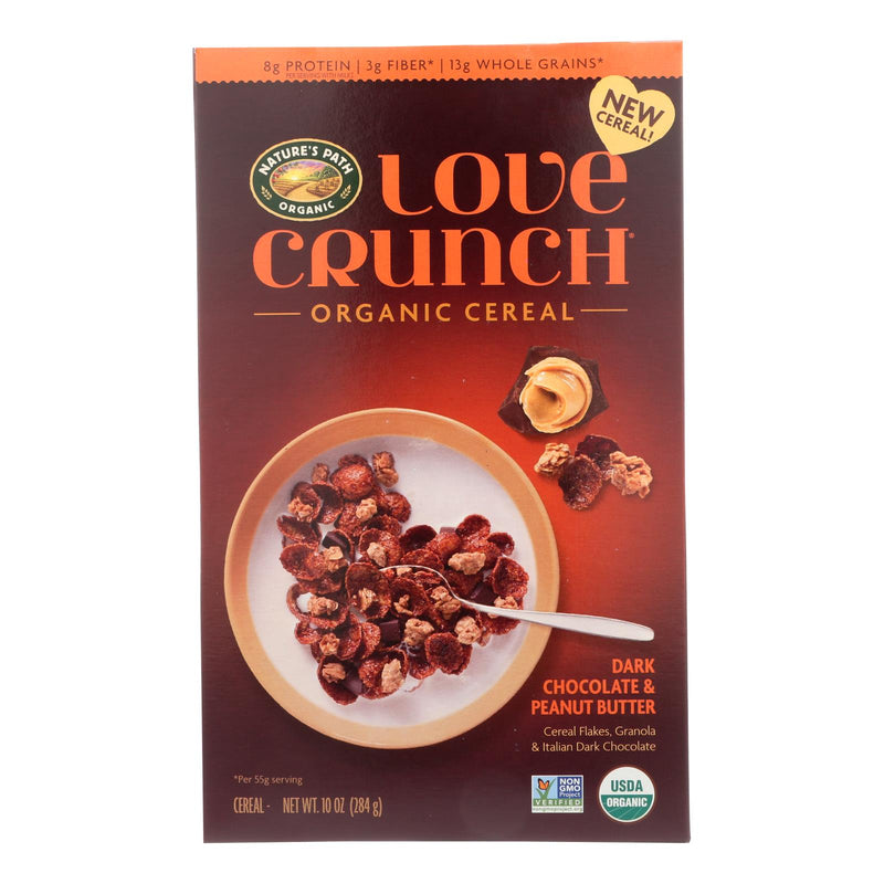 Nature's Path Love Crunch Dark Chocolate Peanut Indulgence (Pack of 6) - 10 Oz. - Cozy Farm 