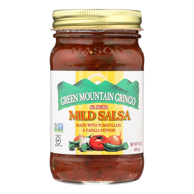 Green Mountain Gringo Mild Salsa - 16 Oz. (Case of 6) - Cozy Farm 