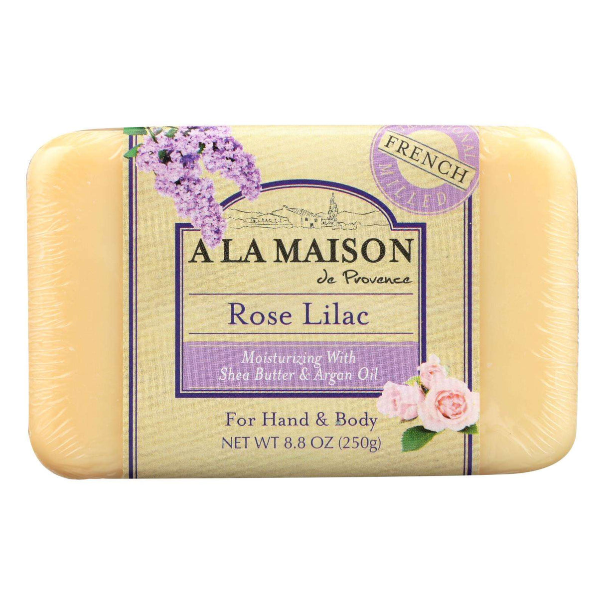 A La Maison Rose Lilac Bar Soap (8.8 Oz.) - Cozy Farm 