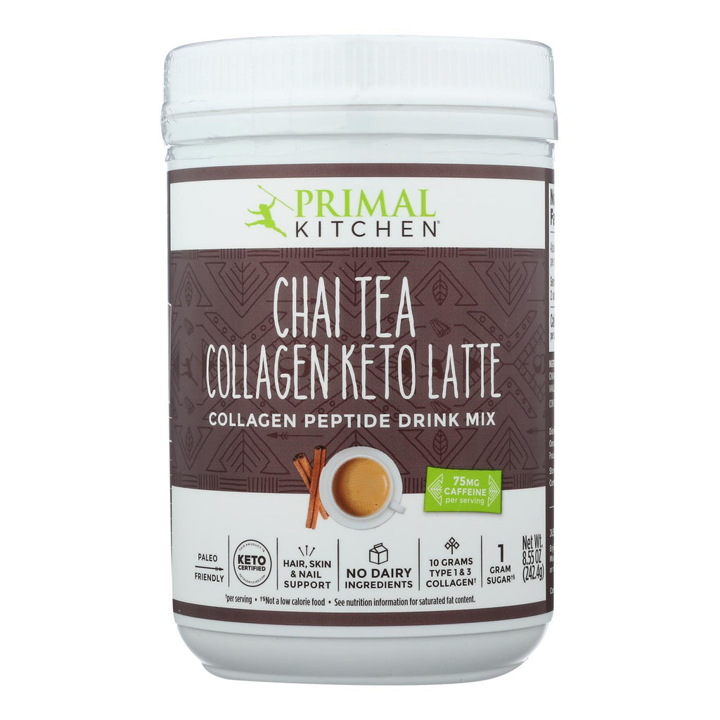 Primal Kitchen Collagen Keto Latte Chai (Pack of 1 - 8.55 Oz.) - Cozy Farm 