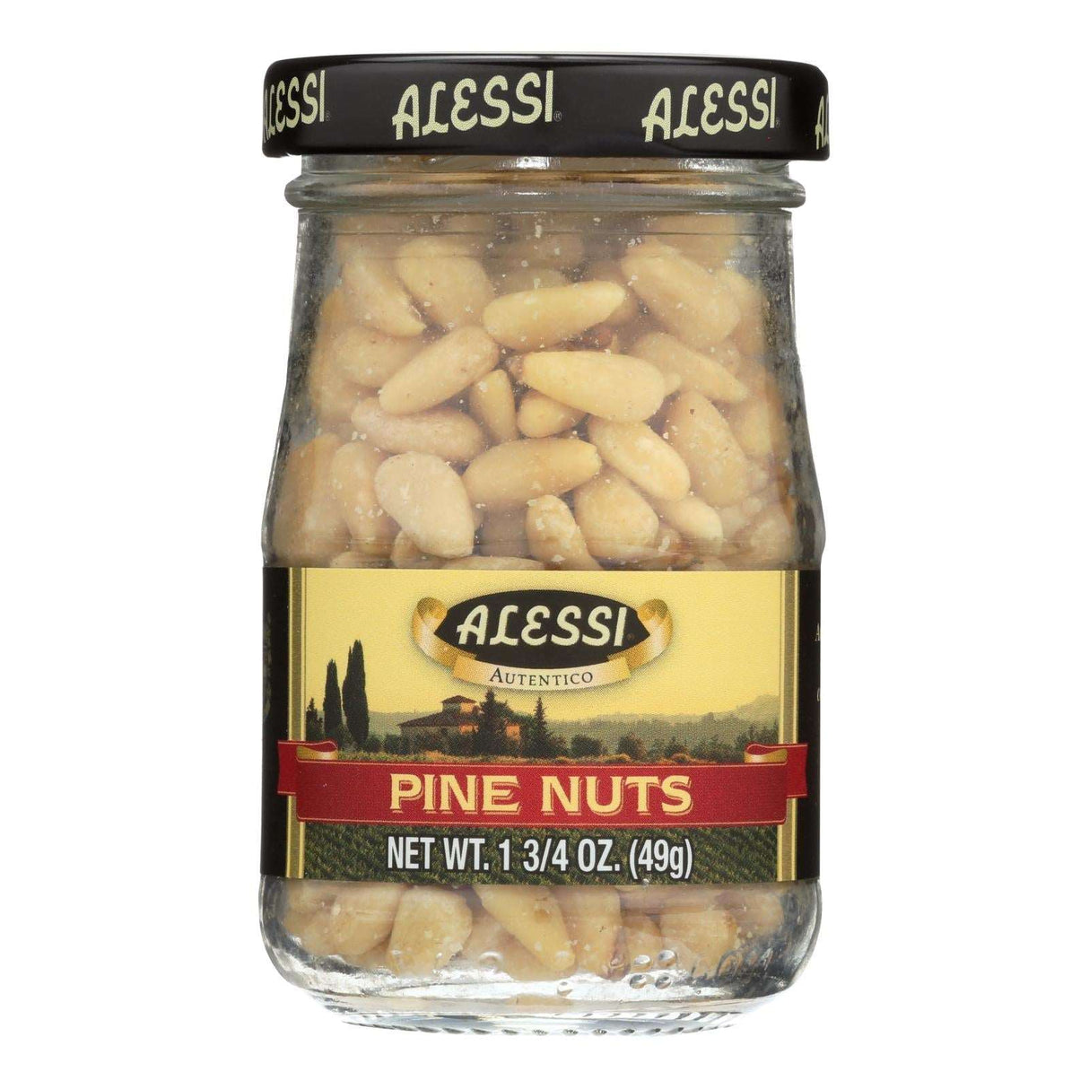 Alessi Premium Quality Pignoli Nuts for Gourmet Dishes (1.75 Oz., Pack of 12) - Cozy Farm 