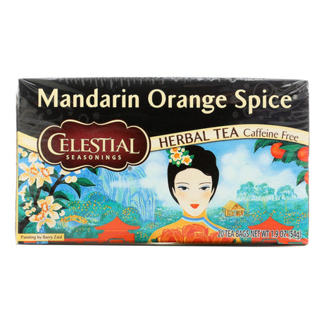 Celestial Seasonings Caffeine-Free Mandarin Orange Spice Herbal Tea - 6 Packs of 20 Tea Bags - Cozy Farm 