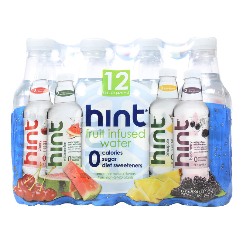 Hint Fruit-Infused Water - 12/16 Fl. Oz. Hydration with a Refreshing Twist - Cozy Farm 