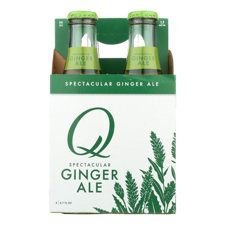 Q Drinks Ginger Ale, 6.7oz Pack of 6 - Cozy Farm 