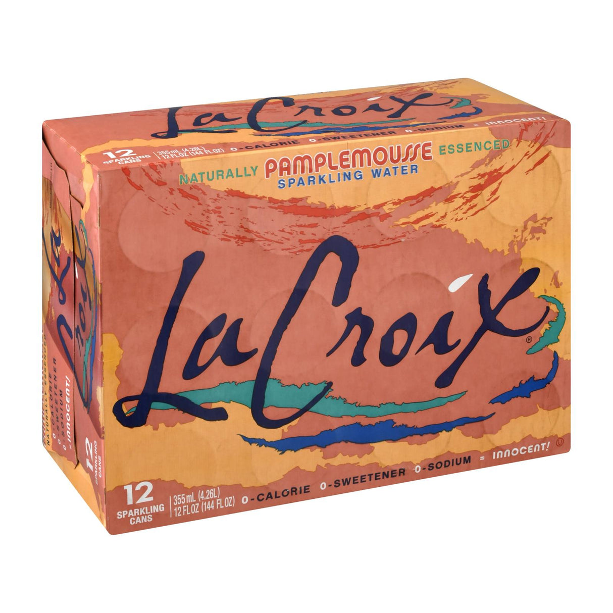 Lacroix Sparkling Water, Crisp Grapefruit Flavor, 12 fl oz Cans (Pack of 2) - Cozy Farm 