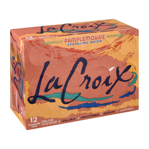Lacroix Sparkling Water Grapefruit - Case of 2 - 12 Fl Oz. - Cozy Farm 