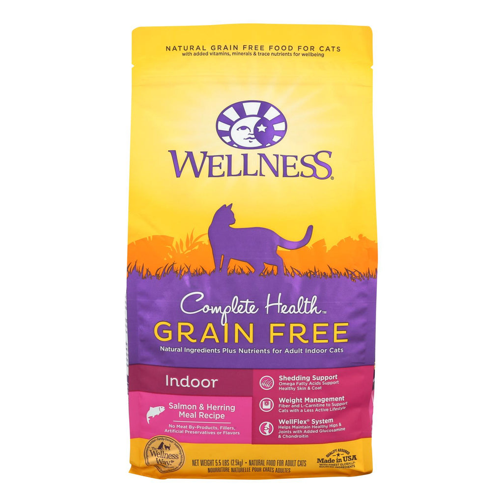 Wellness Pet Products - Cmplt Hlth Meal Salm/hrng - Case Of 4 - 5.5 Lb - Cozy Farm 