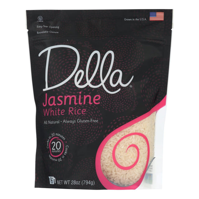 Della Jasmine White Rice - Case of 6 - 28 Oz. - Cozy Farm 