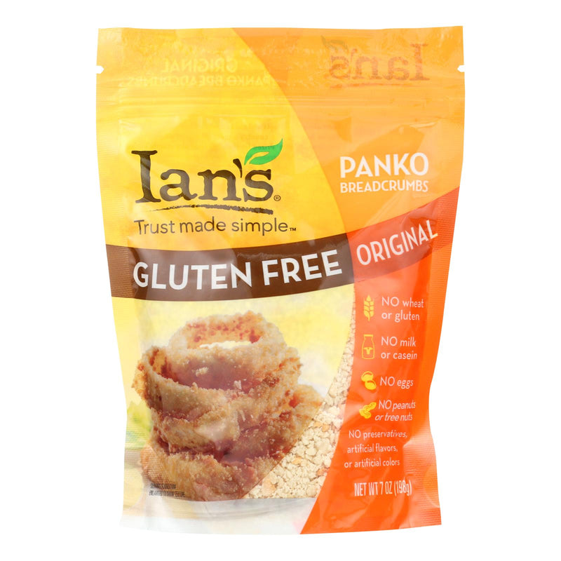Ian's Gluten-Free Seasoned Panko Breadcrumbs, 7 Oz., 8-Pack - Cozy Farm 