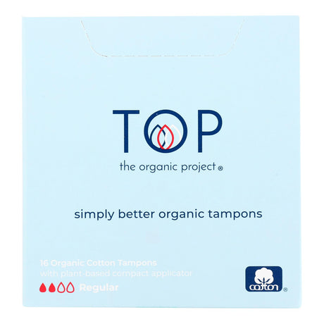 Top The Organic Project - Tampon Organic Regular (Pack of 16) - Cozy Farm 