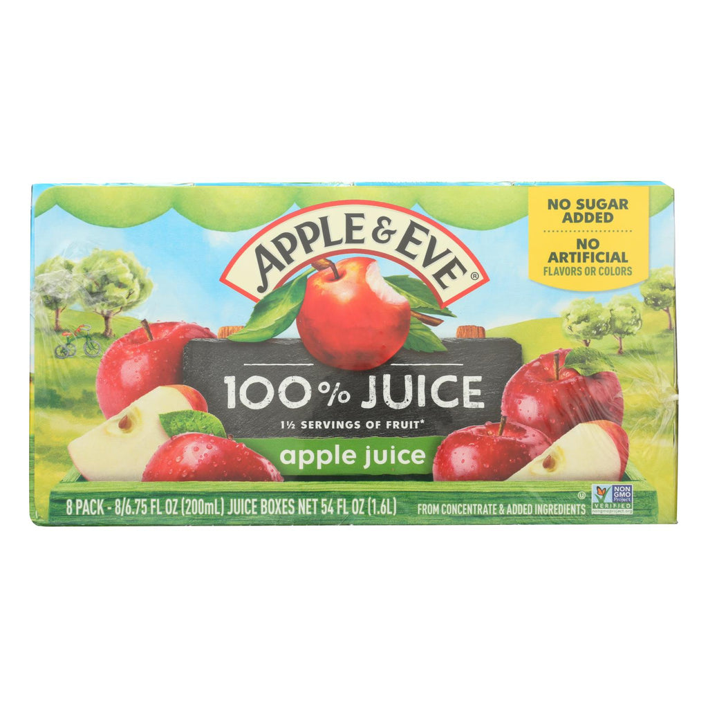 Apple And Eve 100 Percent Apple Juice - Case Of 6 - 40 Bags - Cozy Farm 