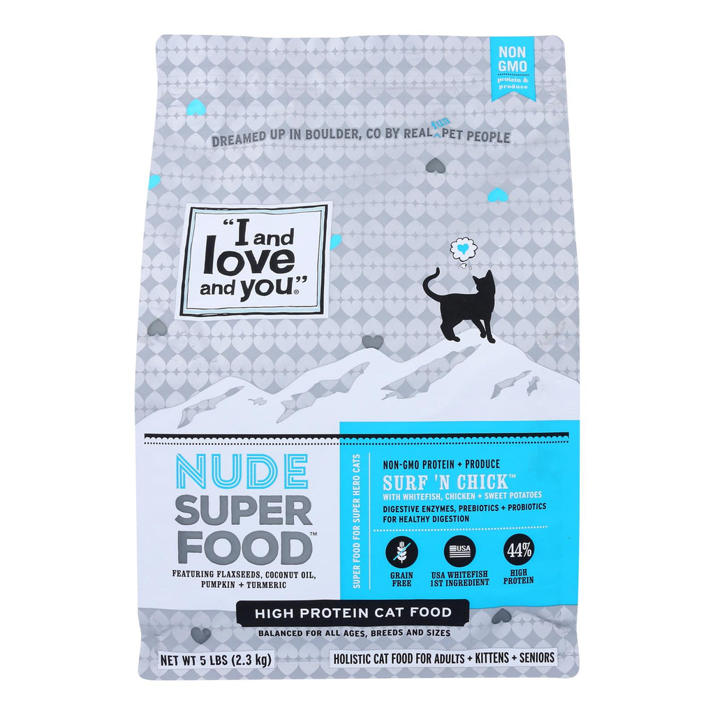 I Love You Nude Food - Surf 'n' Chick (Pack of 3) - 5 Lb. - Cozy Farm 
