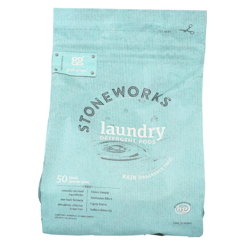 Stoneworks Laundry Detergent Pods - Rain (Pack of 6, 50 Count) - Cozy Farm 