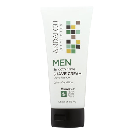 Andalou Naturals Men's Smooth Glide Shave Cream - 6 fl oz - Cozy Farm 