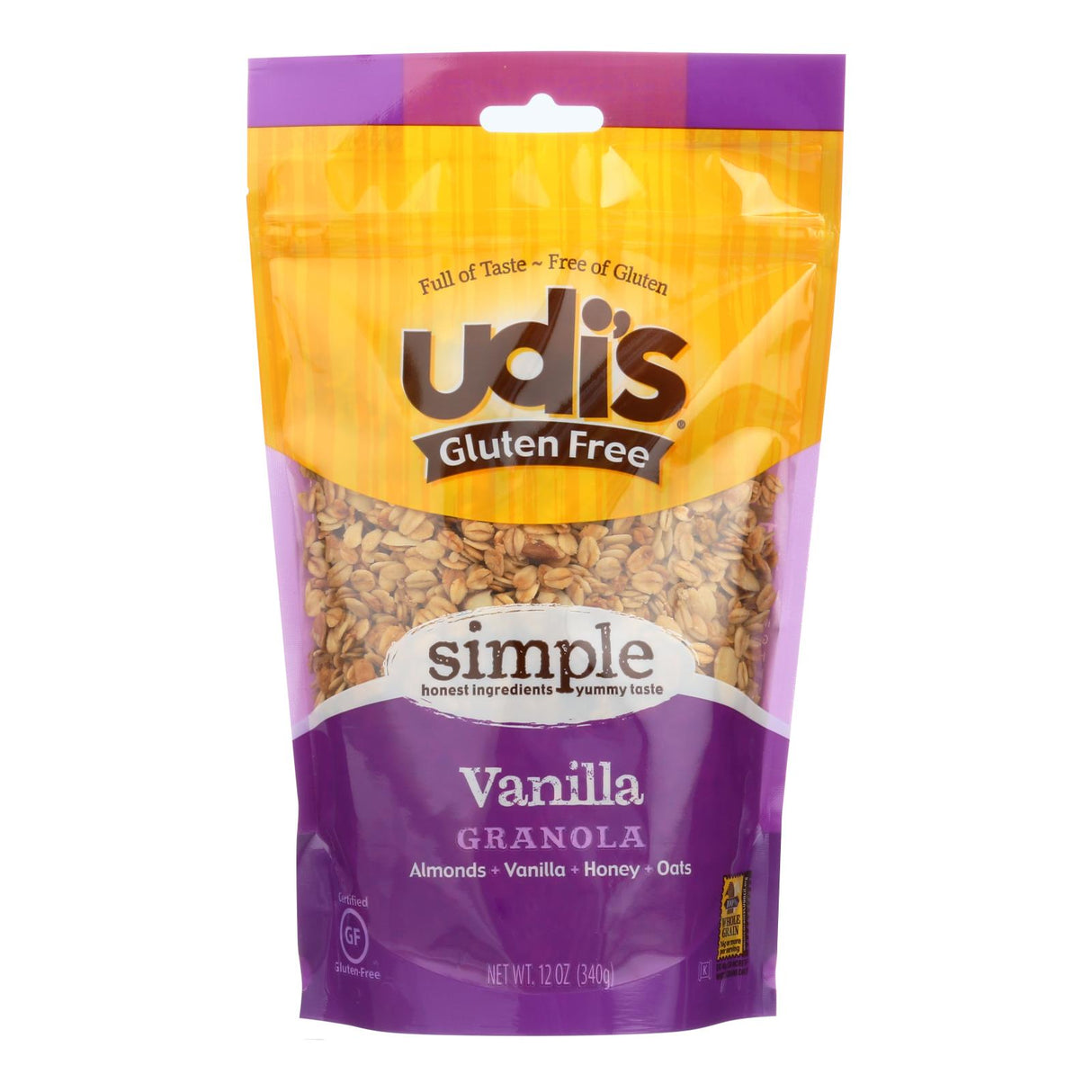 Udi's Vanilla Granola, 11 Oz. Pack of 6 - Cozy Farm 