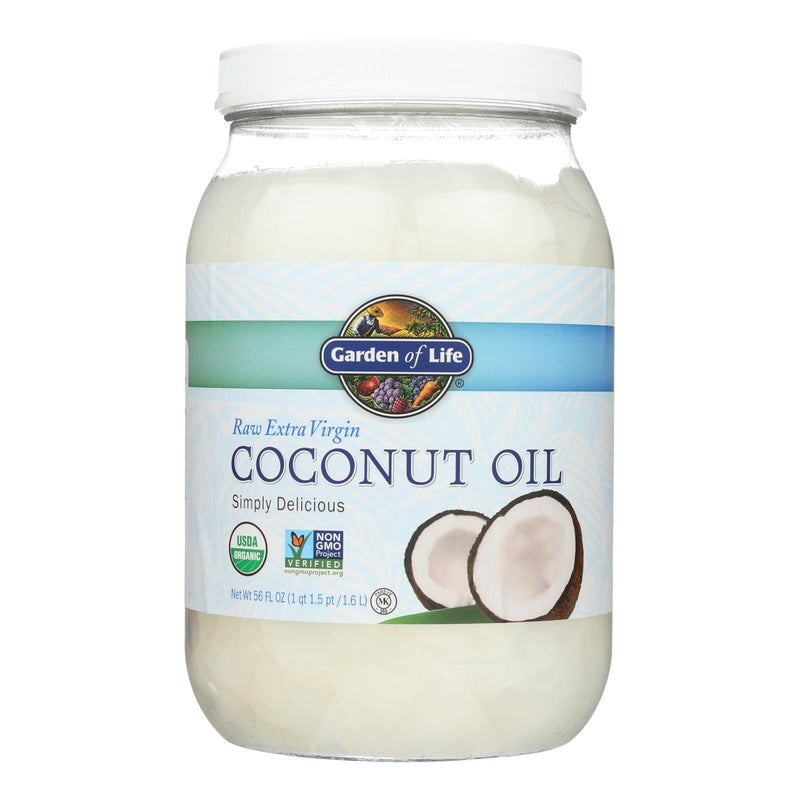 Organic Raw Extra Virgin Coconut Oil (Pack of 4 - 56 Fl Oz) by Garden Of Life - Cozy Farm 