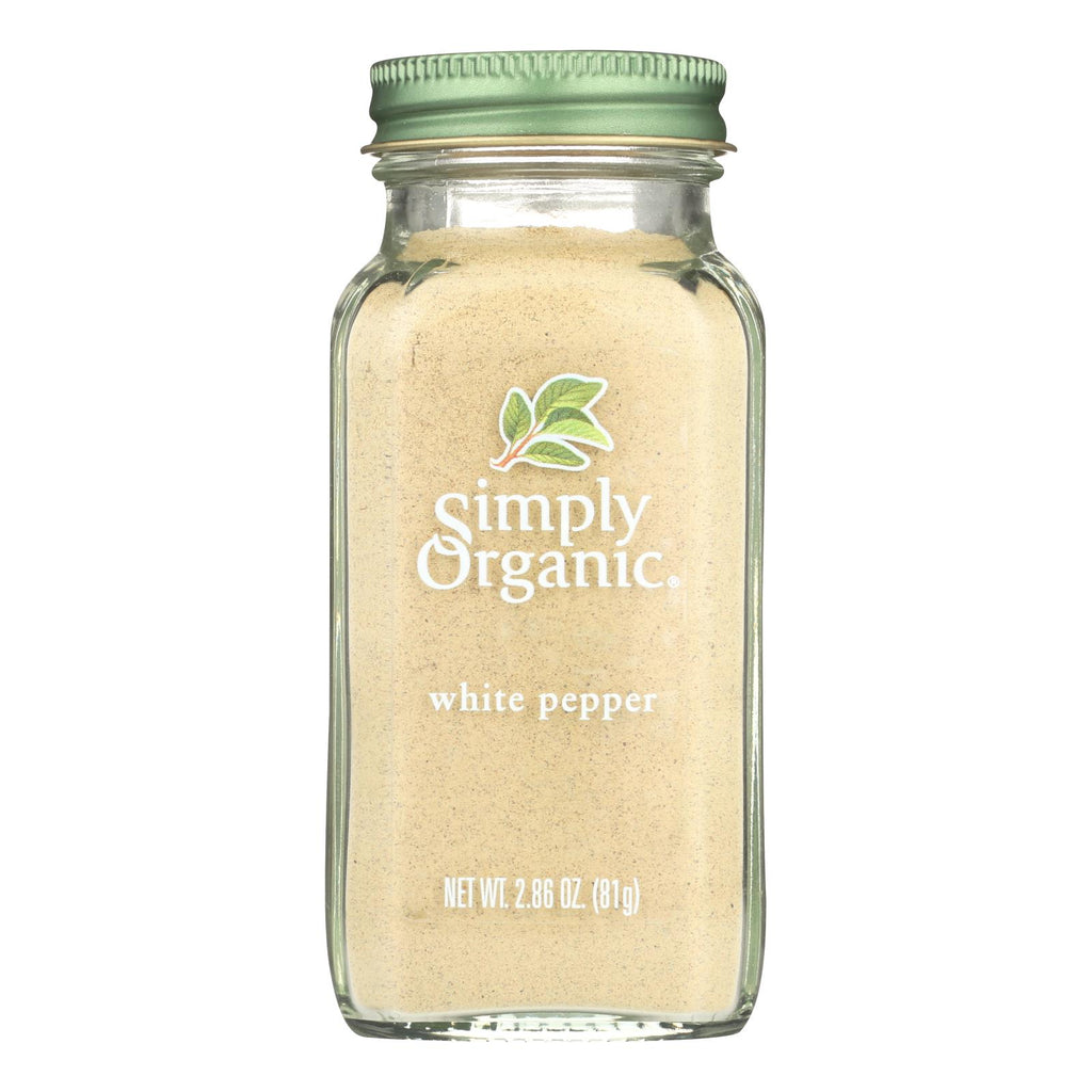 Simply Organic White Pepper - Case Of 6 - 2.86 Oz. - Cozy Farm 