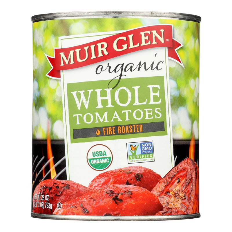 Muir Glen Fire Roasted Whole Tomatoes - 28 Oz., Case of 12 - Cozy Farm 