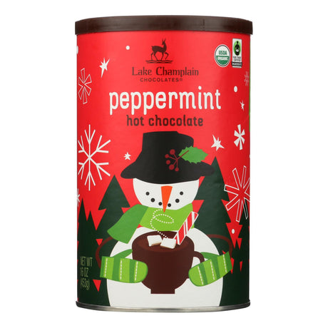 Lake Champlain Chocolates Hot Chocolate, Peppermint (Pack of 6 - 16 Oz.) - Cozy Farm 