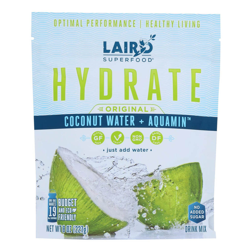 Laird Superfood Drink Mix Hydration Coconut Water - Case of 6 (8 oz Bottles) - Cozy Farm 