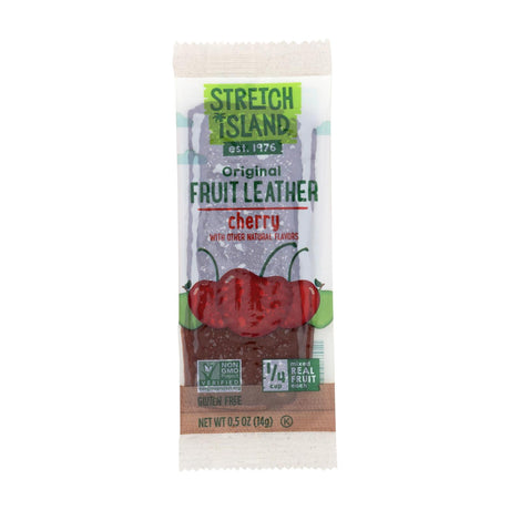 Stretch Island Fruit Leather Strip - Orchard Cherry (Pack of 30) - 0.5 Oz - Cozy Farm 