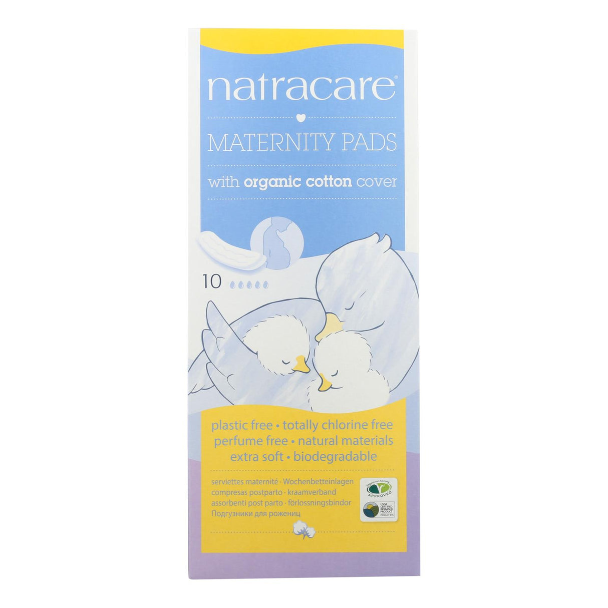 Natracare New Mother Natural Maternity Pads - 10 Pads - Pack of 3