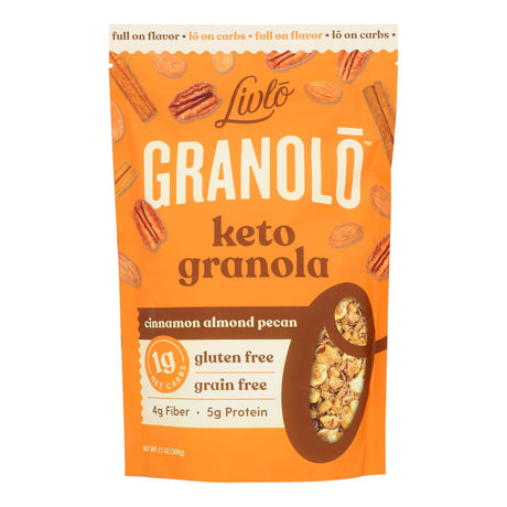 Livlo Keto Cinnamon Almond Pecan (Pack of 1 - 11 Oz.) - Cozy Farm 