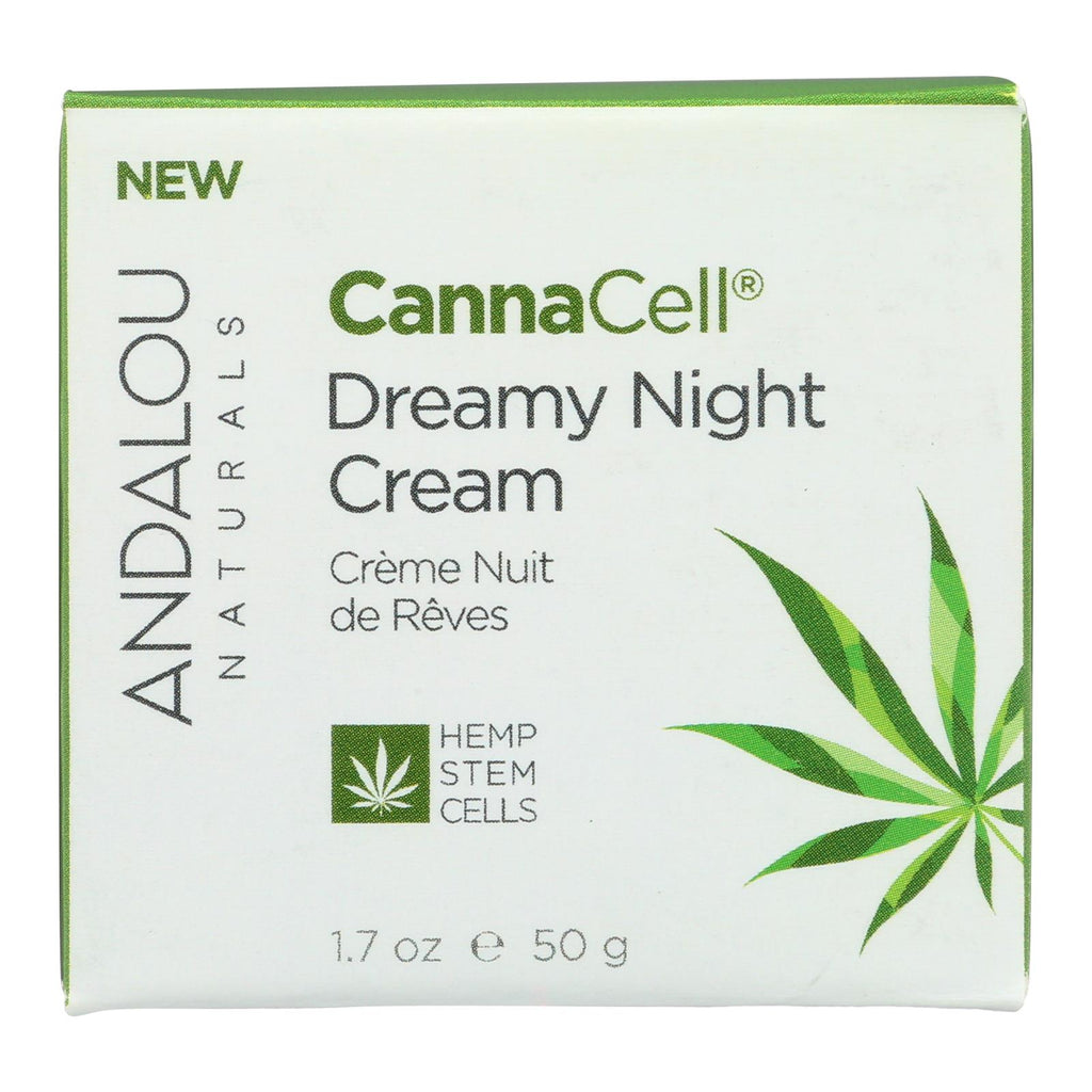 Andalou Naturals - Cannacell Dreamy Night Cream - 1.7 Oz. - Cozy Farm 