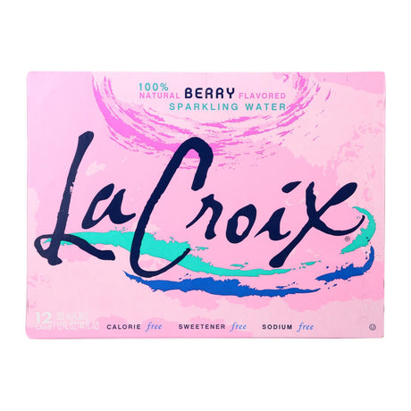 Lacroix Sparkling Water, Berry Fusion, 12 fl oz (Pack of 2) - Cozy Farm 