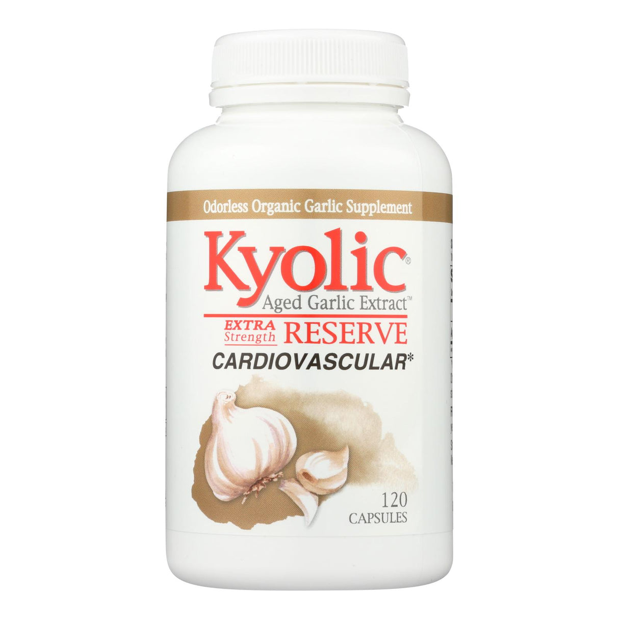 Kyolic - 陈蒜提取物心血管特强储备 - 120 粒胶囊 - 2 包